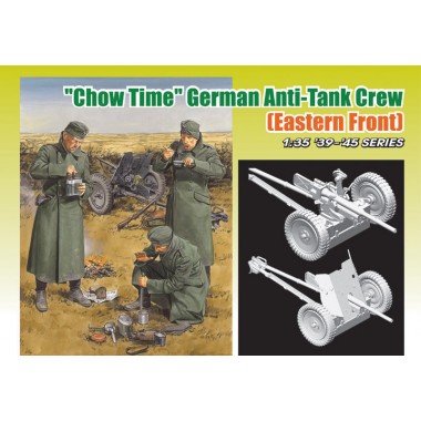 Figurines maquettes Chow Time - German Anti-Tank Gun Crew w/3.7cm PaK 35/36