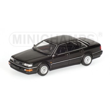 Miniature Audi V8 1988 noir métallique Miniature Audi V8 1988 noir métallique