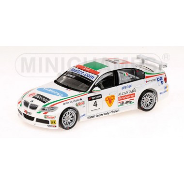 Miniature BMW 320 Si WTCC 2007 3rd Place Race 1 Brno A. Zanardi Miniature BMW 320 Si WTCC 2007 3rd Place Race 1 Brno A. Zanardi
