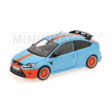 Miniature Ford Focus RS 2010 Blue (Tribute to Ford GT40 1968) Miniature Ford Focus RS 2010 Blue (Tribute to Ford GT40 1968)