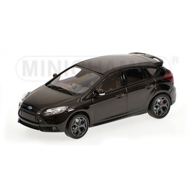 Miniature Ford Focus ST 2011 Black Metallic Miniature Ford Focus ST 2011 Black Metallic