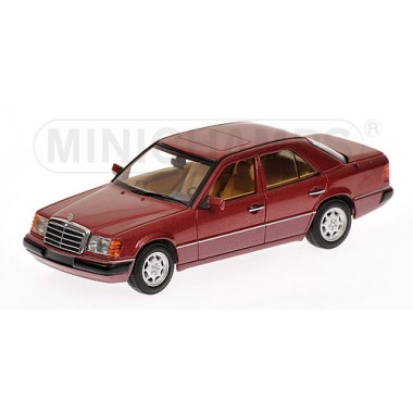 Miniature Mercedes-Benz 230E 1991 Red Metallic