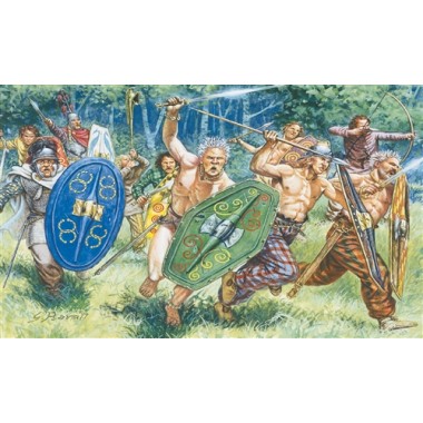 Figurines maquettes Guerriers gaulois 1er s. av. JC Figurines maquettes Guerriers gaulois 1er s. av. JC