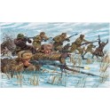 Figurines maquettes Infanterie Russe tenue hivernale, 2ème GM