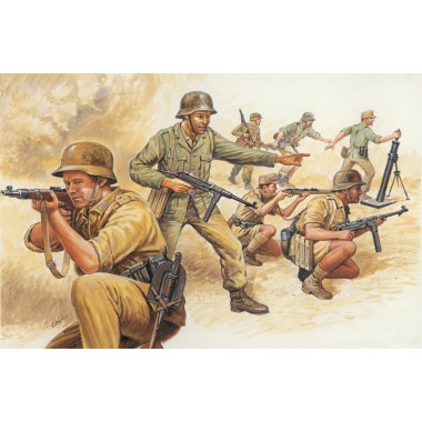 Figurines maquettes Afrika Korps, 2ème GM Figurines maquettes Afrika Korps, 2ème GM