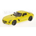 Miniature Mercedes-Benz SLS AMG 2010 Jaune