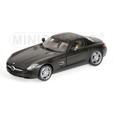 Miniature Mercedes-Benz SLS AMG 2010 Noir Mat Miniature Mercedes-Benz SLS AMG 2010 Noir Mat
