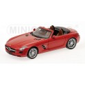 Miniature Mercedes-Benz SLS AMG Roadster 2011 Red Metallic