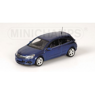 Miniature Opel Astra GTC 2004 Blue Metallic Miniature Opel Astra GTC 2004 Blue Metallic