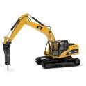 Miniature Caterpillar 323 DL Excavateur W/H120E avec Marteau