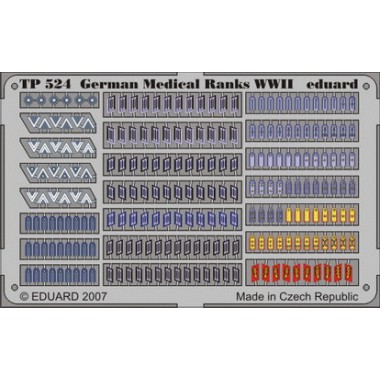 Photodécoupe German Medical Ranks WWII Photodécoupe German Medical Ranks WWII