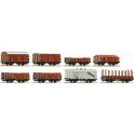 Coffret 8 Wagons frêt DRG, Epoque II