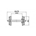 Roues RP-25 11mm