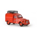 Miniature Citroen 2CV Fourgonnette Pompiers "Allo 18"