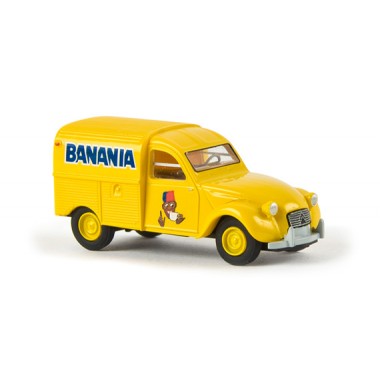 Miniature Citroen 2CV Fourgonnette Banania Miniature Citroen 2CV Fourgonnette Banania