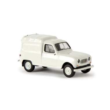 Miniature Renault R4 Fourgonnette gris clair