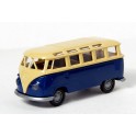 Miniature VW T1 Samba bleu/beige