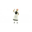 Figurine Femme en Costume Traditionnel allemand