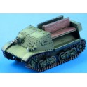 Miniature Russian artillery tractor T-20 Komsomolets