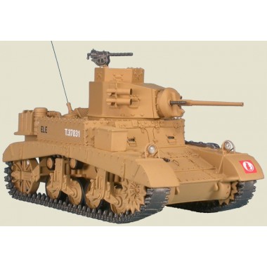 Miniature Char léger US M3 Stuart / Honey Rats du désert 7th Armored Div. Tobrouk Libye 1941 