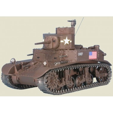 Miniature Char léger US M3 Stuart / Honey 1st US Armored Div. Tunisie Décembre 1942 Miniature Char léger US M3 Stuart / Honey 1st US Armored Div. Tunisie Décembre 1942