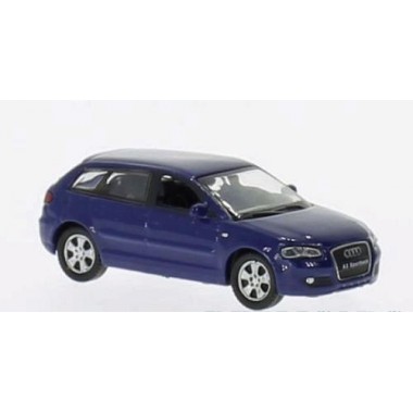 Miniature Audi A3 Sportback bleu Miniature Audi A3 Sportback bleu