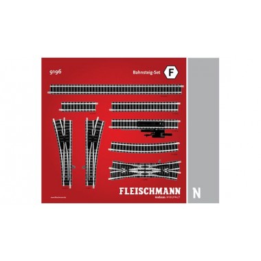 Kit de rails "Quai" N ballasté Fleischmann Kit de rails "Quai" N ballasté Fleischmann
