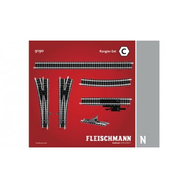 Kit de rails "Triage" N ballasté Fleischmann Kit de rails "Triage" N ballasté Fleischmann