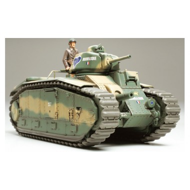 Maquette Char Français B1 Bis avec motorisation Maquette Char Français B1 Bis avec motorisation