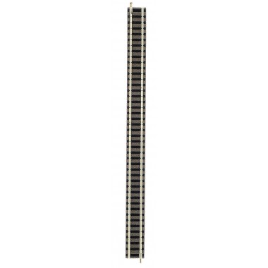 Rail droit N ballasté Fleischmann longueur 222 mm