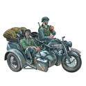 Maquette Zündapp KS750 with sidecar
