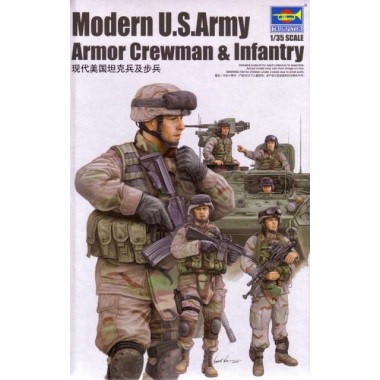 Figurines maquettes Modern U.S. Army Armor Crewman & Infantry Figurines maquettes Modern U.S. Army Armor Crewman & Infantry
