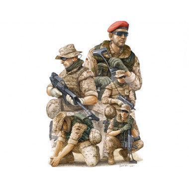 Figurines maquettes Modern German ISAF Soldiers Figurines maquettes Modern German ISAF Soldiers