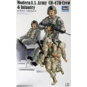 Figurines maquettes Modern U.S. Army CH-47D Crew & Infantry