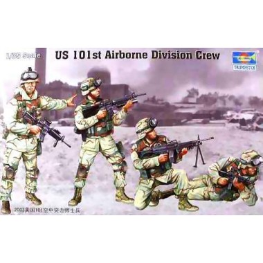 Figurines maquettes US 101st Airborne Division Crew