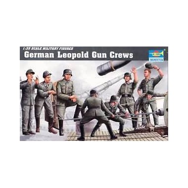 Figurines maquettes German Leopold Gun Crews Figurines maquettes German Leopold Gun Crews