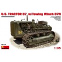 Maquette U.S.Tractor D7 w/Towing Winch D7N