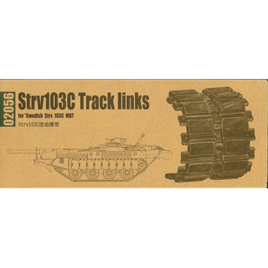 Maquette Strv103C Track Links for Swedish Strv 103C MBT