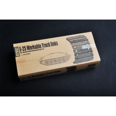 Maquette E-25 Workable Track links for German Entwicklungsfahrzeug E Maquette E-25 Workable Track links for German Entwicklungsfahrzeug E