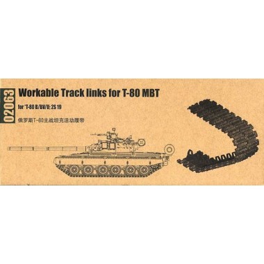 Maquette Workable Track Links for T-80 MBT Maquette Workable Track Links for T-80 MBT