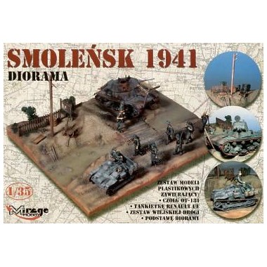 Maquette Diorama Smolensk, Russie 1941 Maquette Diorama Smolensk, Russie 1941