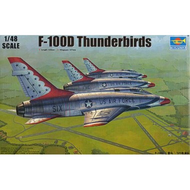 Maquette F-100D Thunderbirds Maquette F-100D Thunderbirds