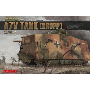 Maquette German A7V Tank (Krupp)