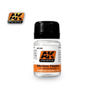 Oderless Thinner for enamel, Pot 35 ml Oderless Thinner for enamel, Pot 35 ml
