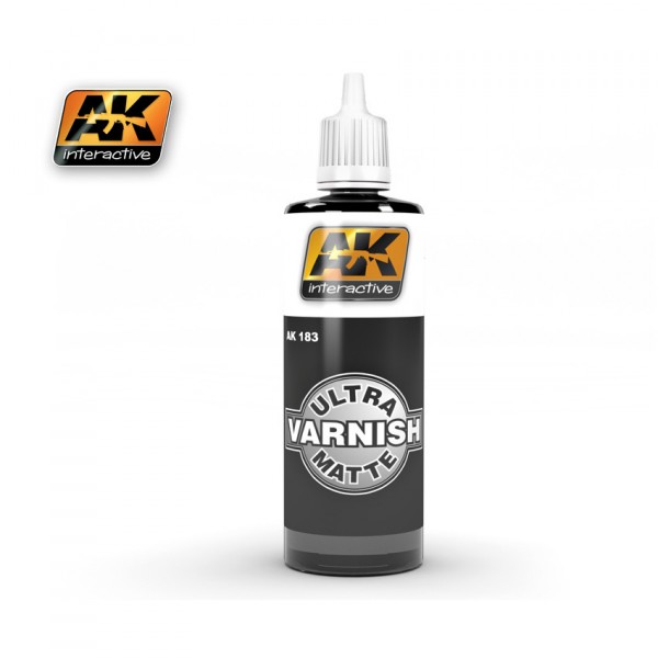 AK Ineractive 183 Ultra Matte Varnish, Pot 60ml - francis miniatures