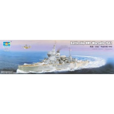 Maquette HMS Warspite 1942 Maquette HMS Warspite 1942