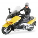 Maquette Yamaha TMAX w/Rider Figure 