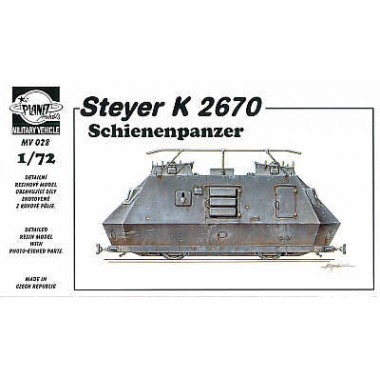 Maquette Schienenpanzer Steyer K 2670