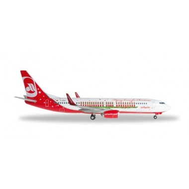 Miniature Boeing 737-800 D-ABMS "Flying Home for Christmas" Air Berlin