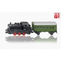 Miniature Locomotive Vapeur avec Voiture Voyageurs